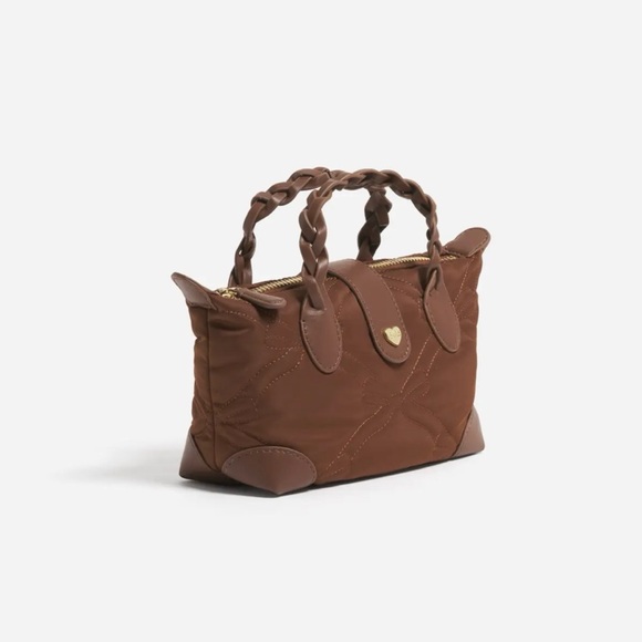 Stoney Clover Lane Brown Quilted Mini Bag - Picture 4 of 7